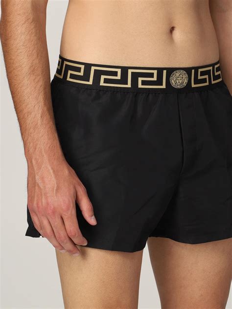 versace underwar|Versace underwear men's black swimsuit.